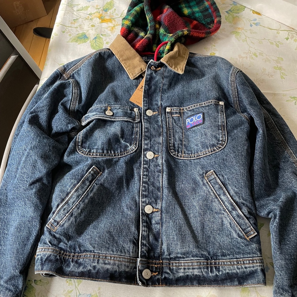 Polo lined denim Jacket - XS